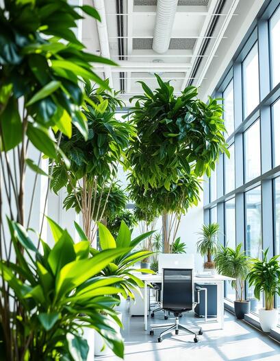 interior indoor landscaping greenery architect interior designer office manager